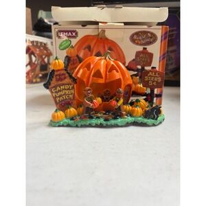 Lemax Candy Pumpkin Patch #53503 Halloween Village‎ 2005 Gingerbread Sugar Spice